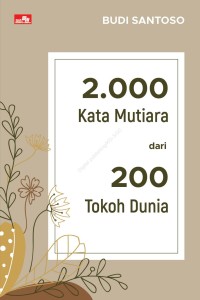 Image of 2.000 KATA MUTIARA DARI 200 TOKOH DUNIA
