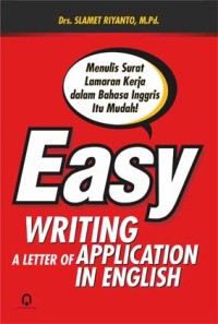 Image of Easy Writing : A Letter of aplication in English